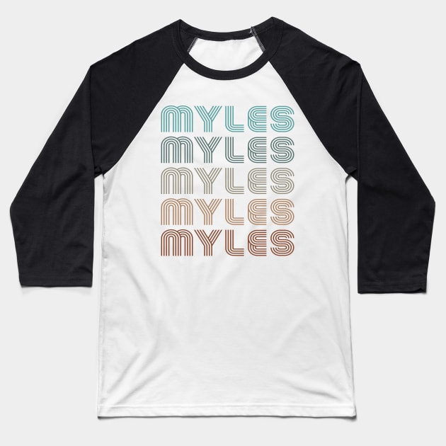 MYLES Baseball T-Shirt by Motiejus